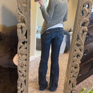 Hudson maternity boot cut jeans